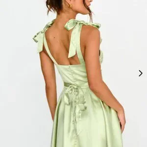 Selfie Leslie | Dresses | Selfie Leslie Green Mini Dress M | Poshmark